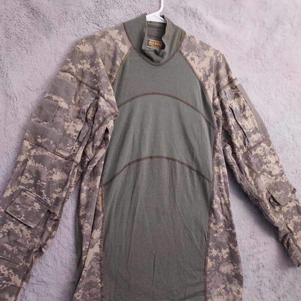 Massif Advanced Combat Shirt Mens Medium Type 1 Digital Camo US Army Paintball M - Picture 2 of 12
